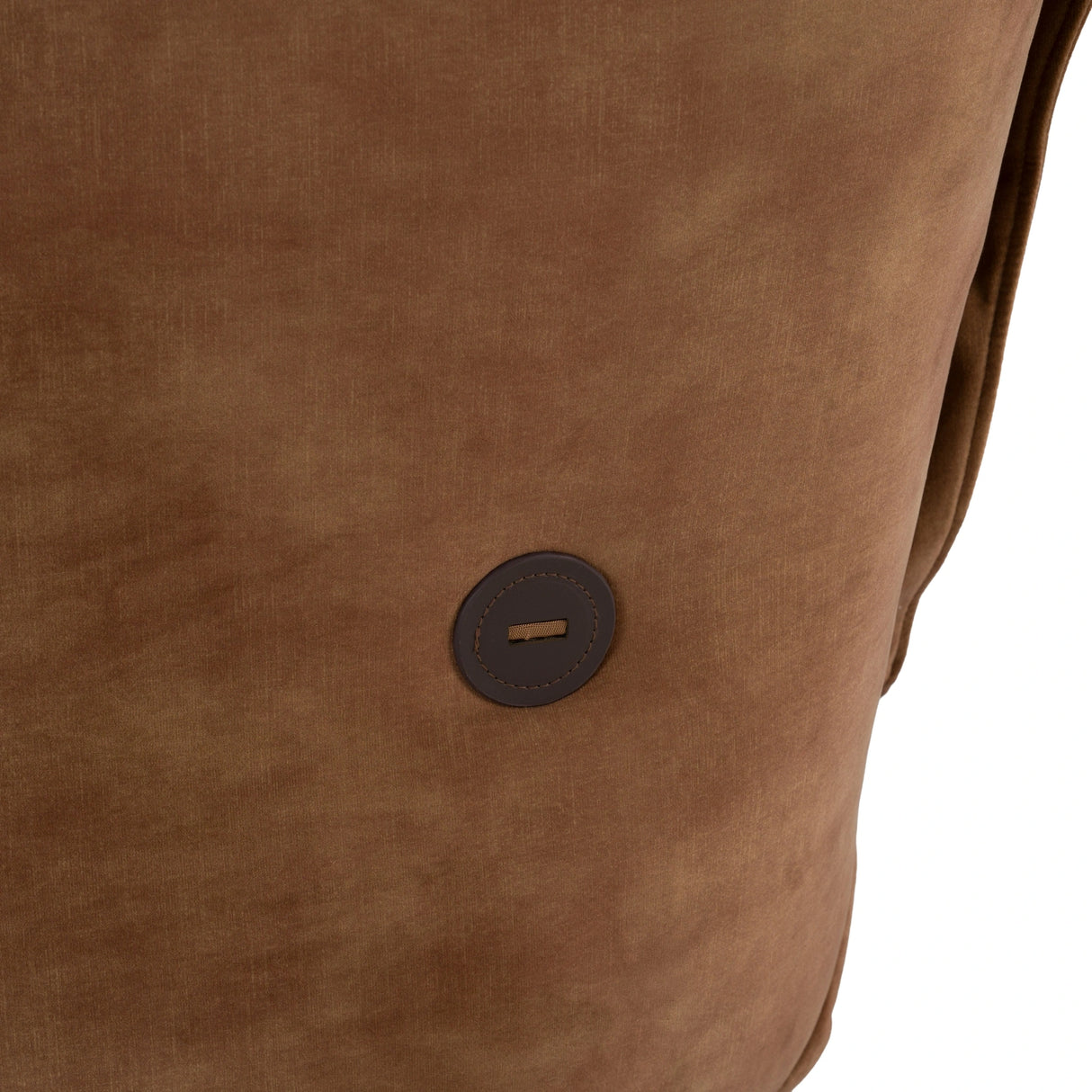 Hagen - Modern Camel Velvet + Chrome Swivel Accent Chair