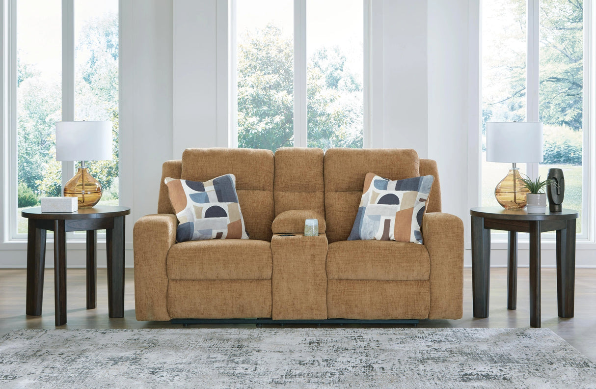Kanlow Reclining Loveseat with Console