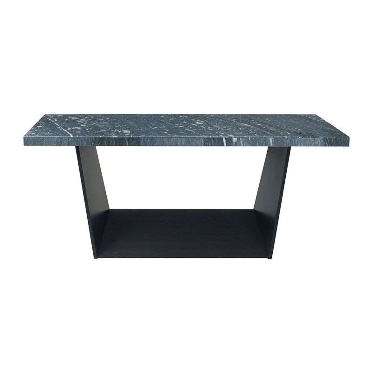Elements International Beckley Dining Table in DarkC