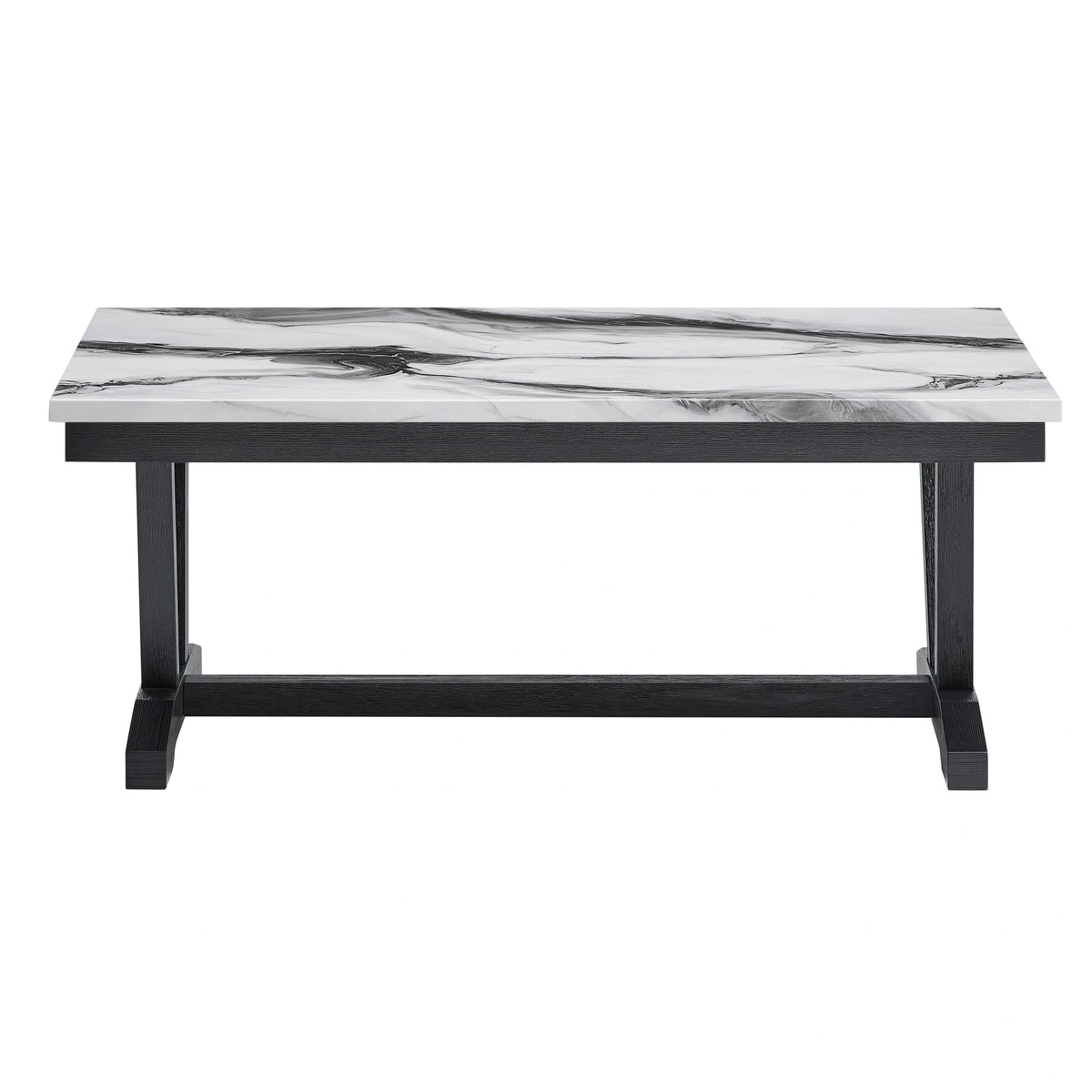 T1319 Blk/Wht Coffee Table