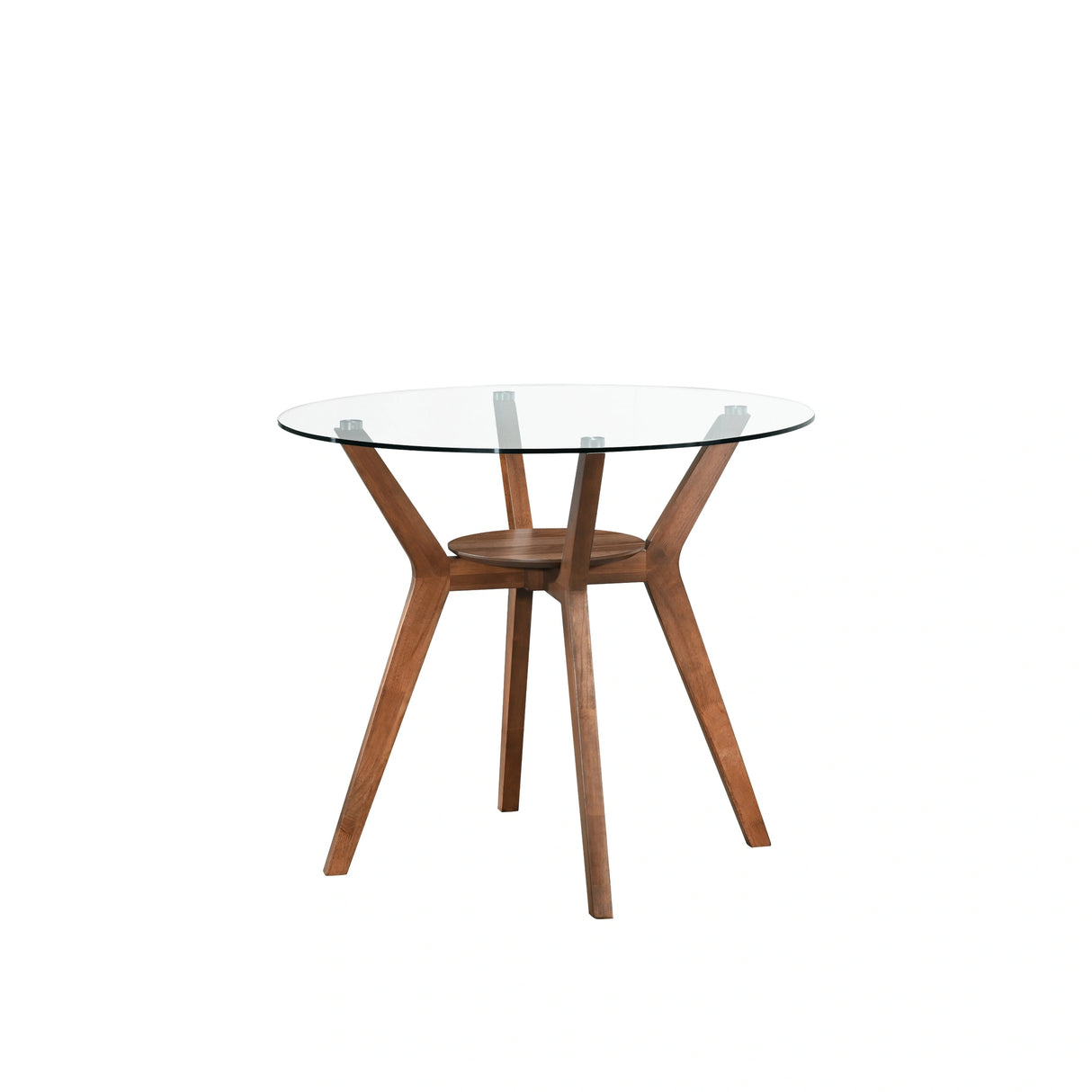 Oscar Counter Table Base For Glass Top Ctr Table-Walnut