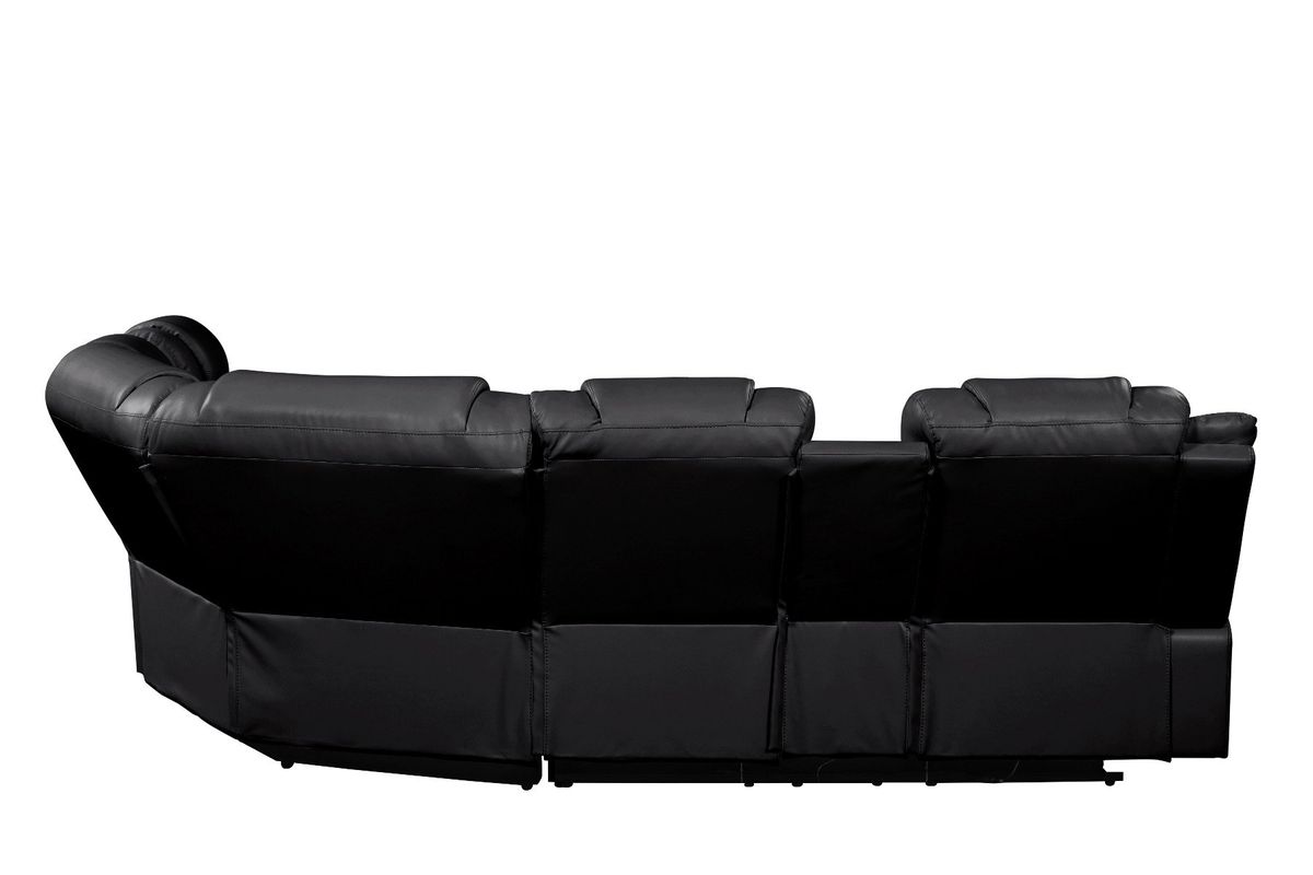 Galaxy Home Challenger Reversible Sectional Black