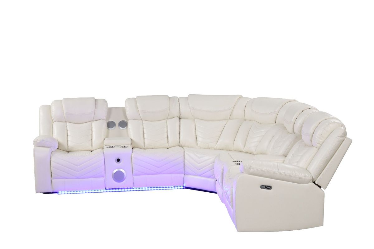 Galaxy Home Challenger Reversible Sectional Ice - galleria furniture outlet