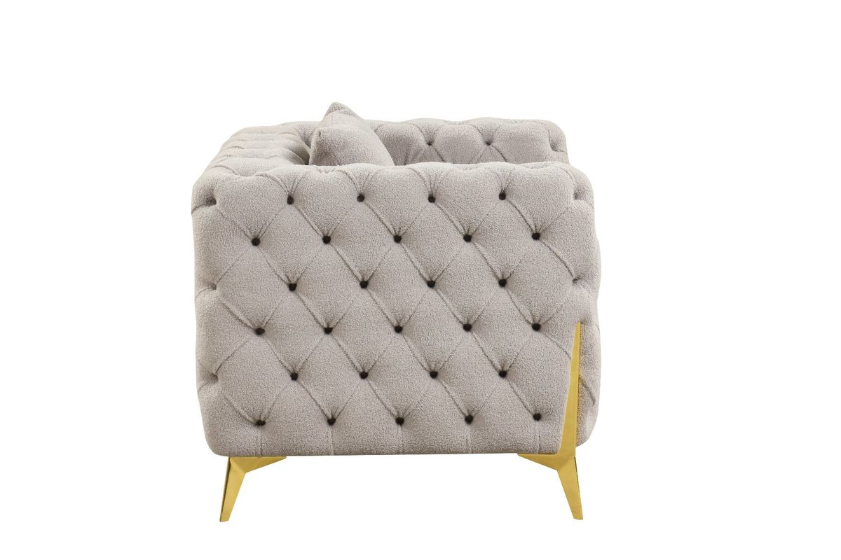 Galaxy Home Contempo Chair in Light Gray