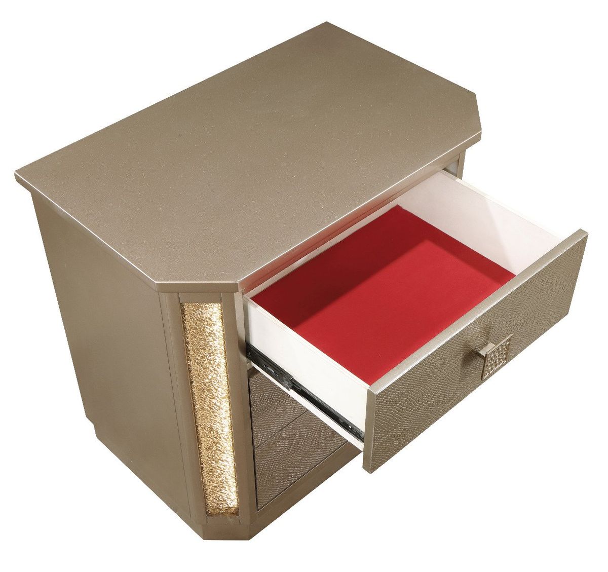 Galaxy Home Medusa Nightstand Gold