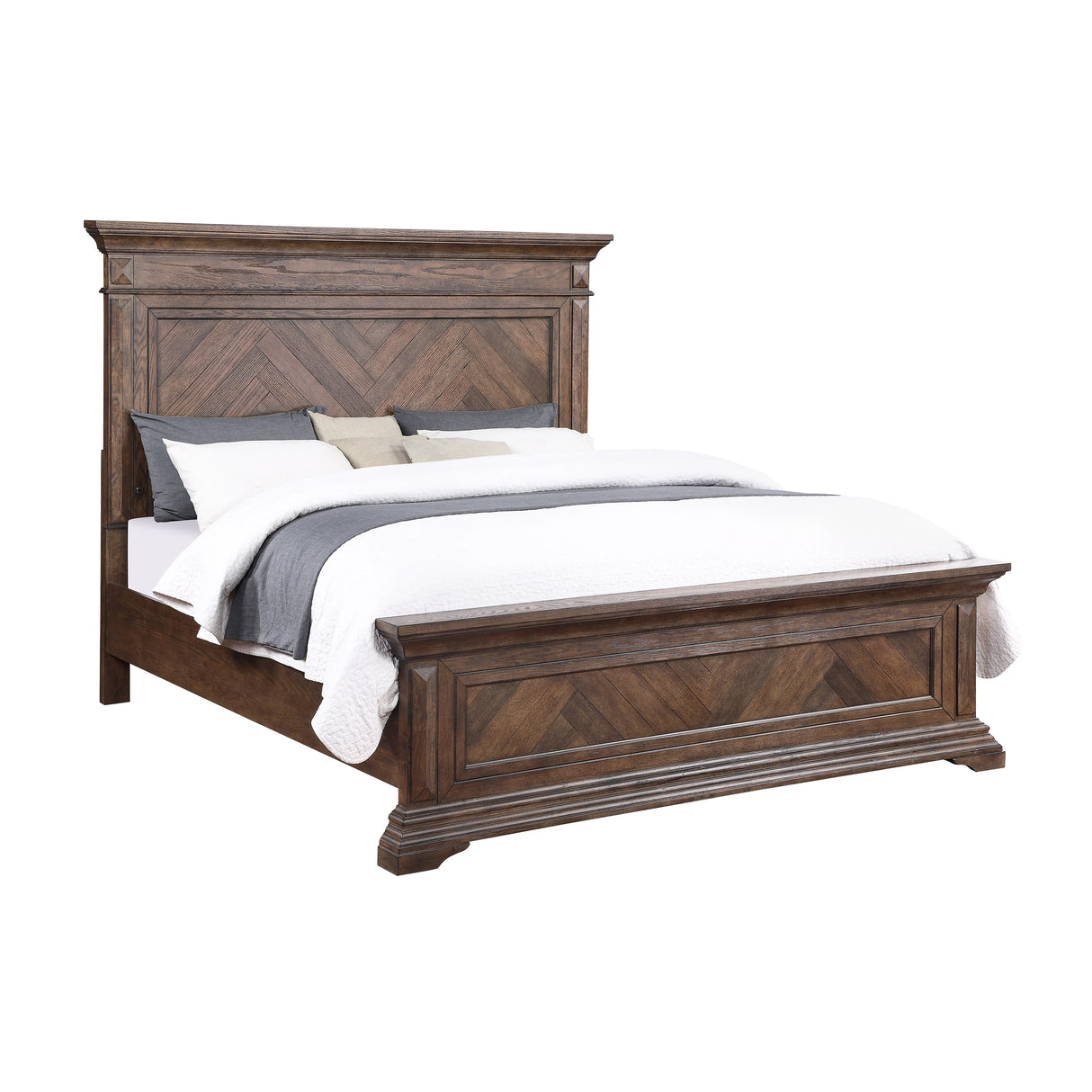 MAR VISTA California King WK SIDE RAILS-WALNUT