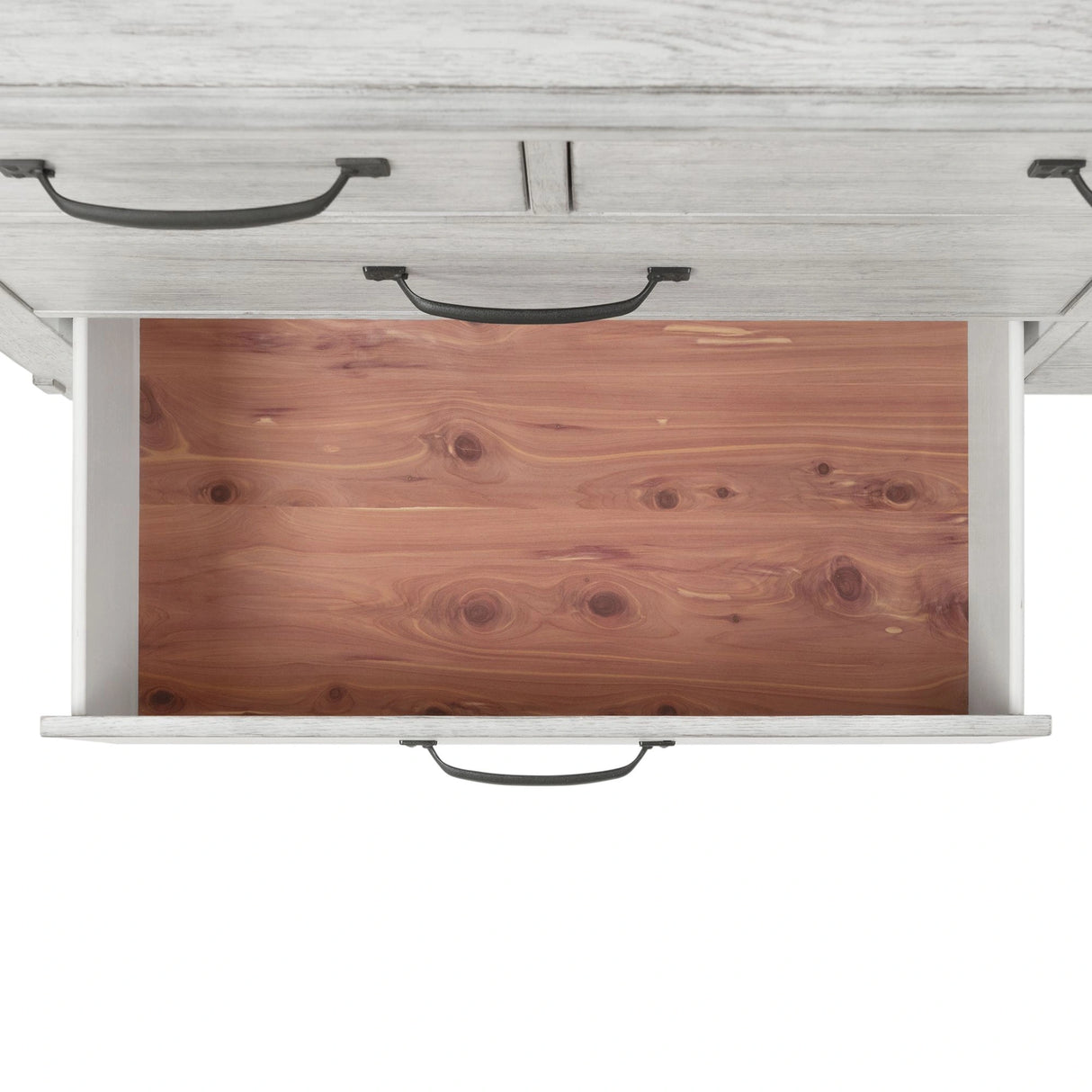 Scott Dresser & Mirror Set White Finish