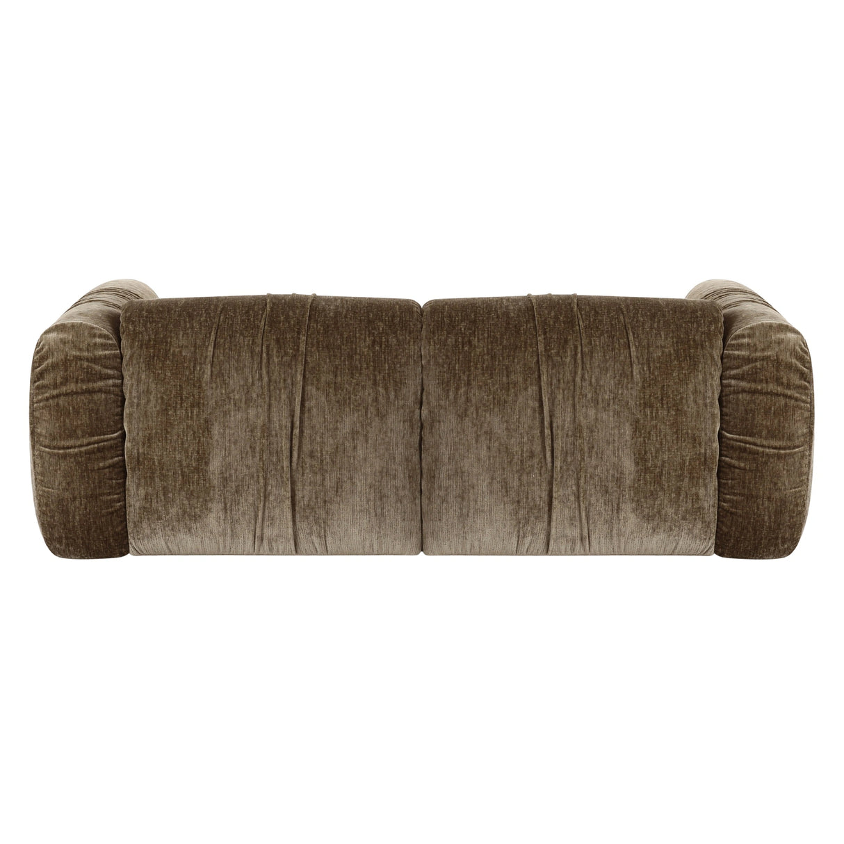 Siegal - Modern Olive Green Fabric Loveseat Sofa