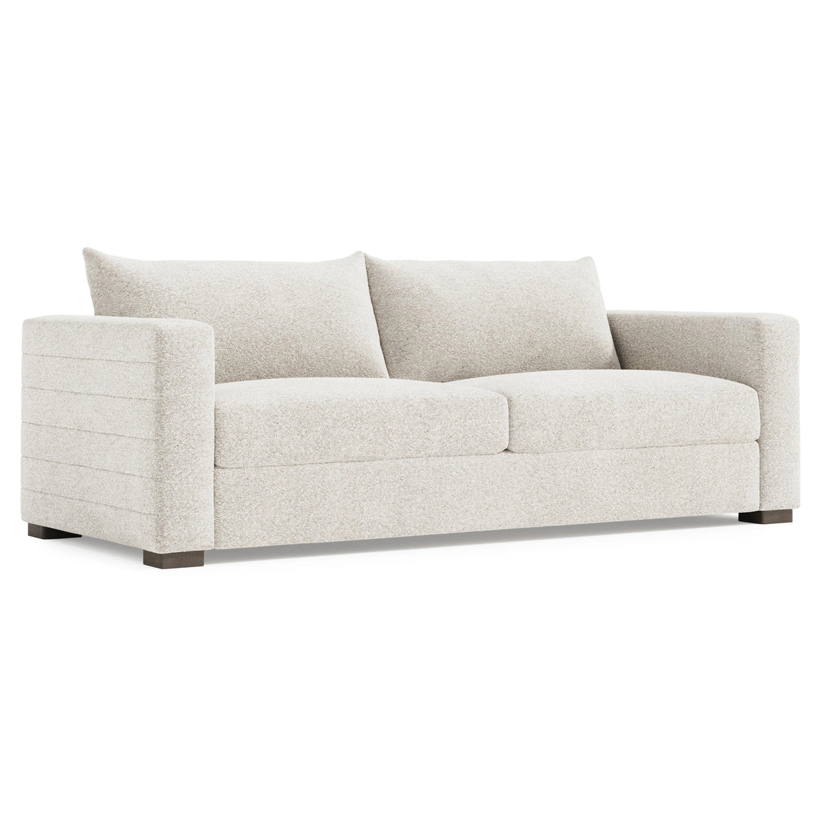 Helena Fabric Sofa Wood Foot