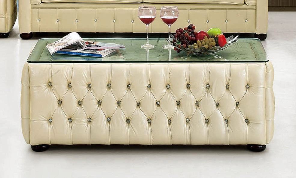 ESF Furniture 258 Coffee Table in Ivory