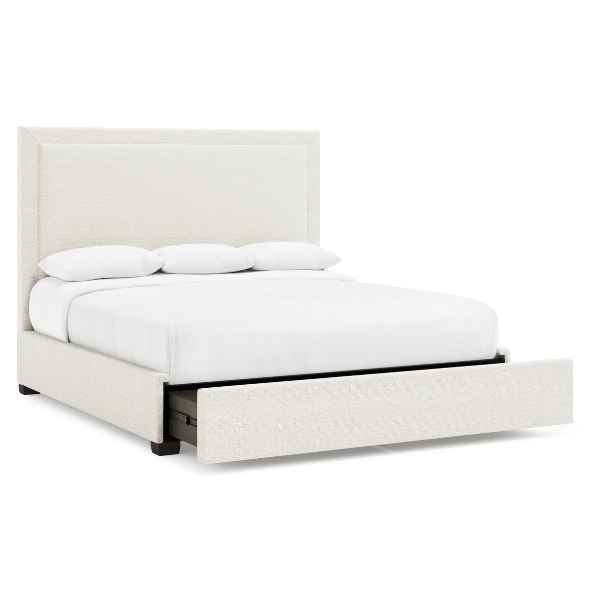 Morgan Fabric Storage Panel Bed King (64" H)
