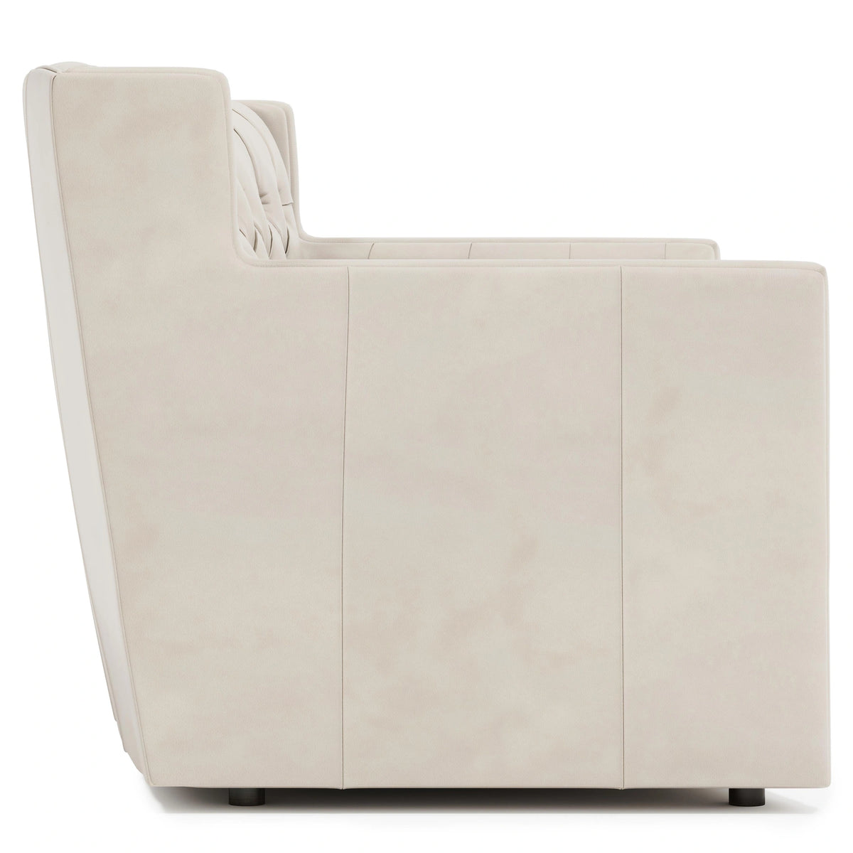 Candace Leather Sofa Without Pillows & Nails