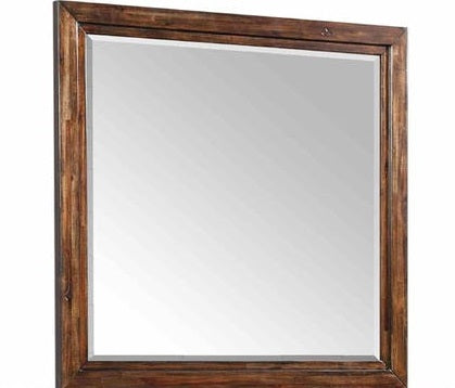 Elements International Dawson Creek Mirror in Chestnut image