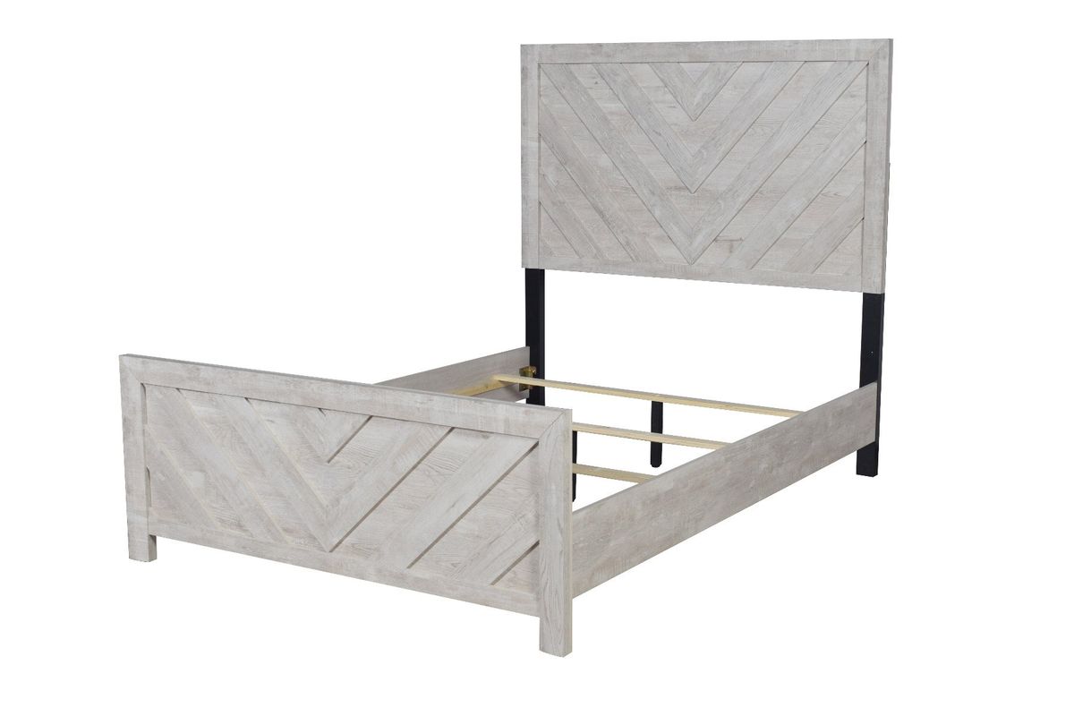 Galaxy Home Denver Full Bed in Rustic Oak