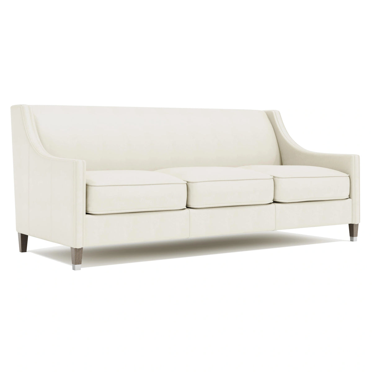Palisades Leather Sofa Without Pillows & Nails