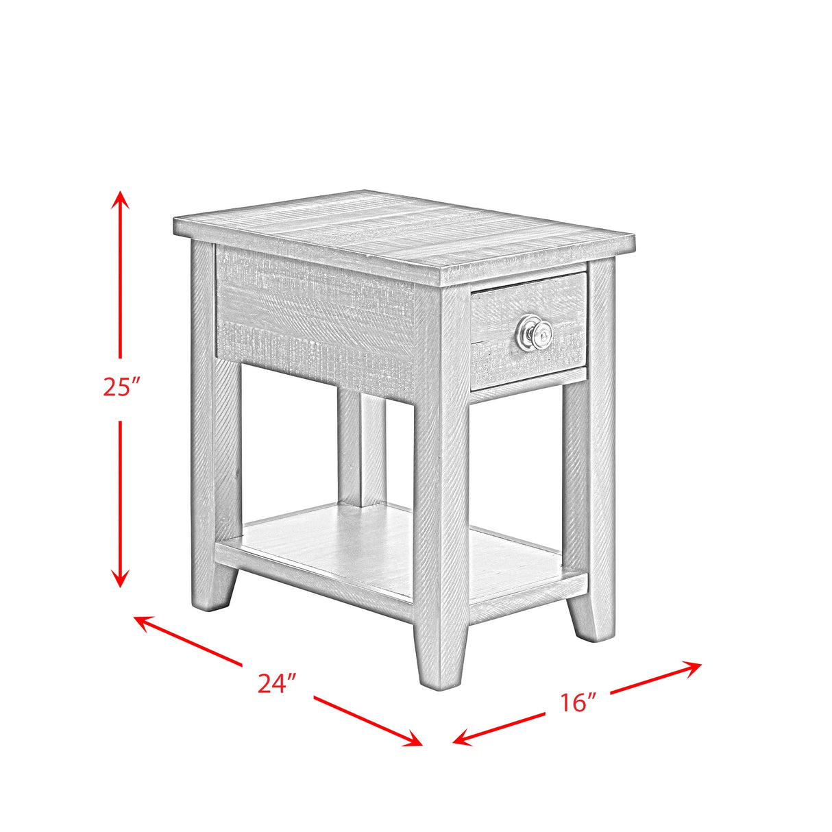 Kendyl Occasional Chairside Table w/Power