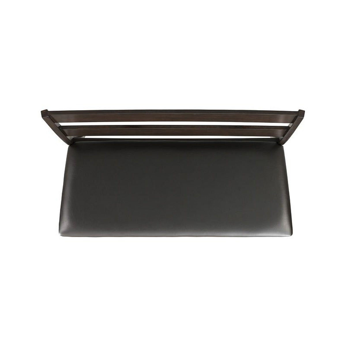 Elements International Mango Counter Height Bench in Dark Brown