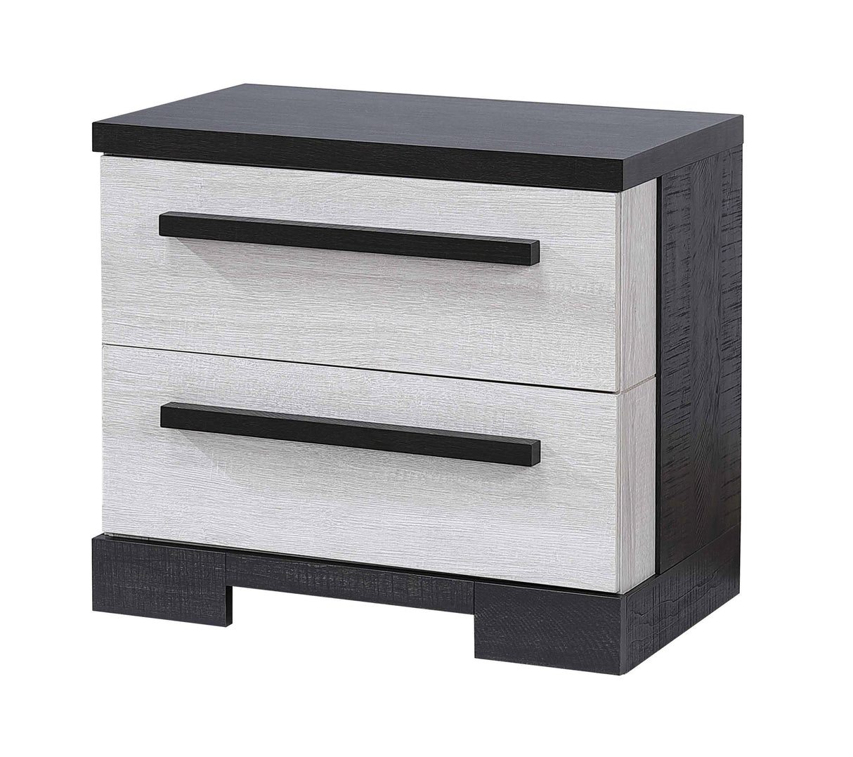 REMINGTON NIGHTSTAND CHALK/EBONY