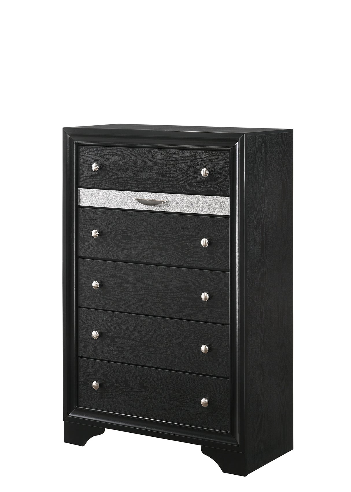 REGATA CHEST BLACK/SILVER - galleria furniture outlet