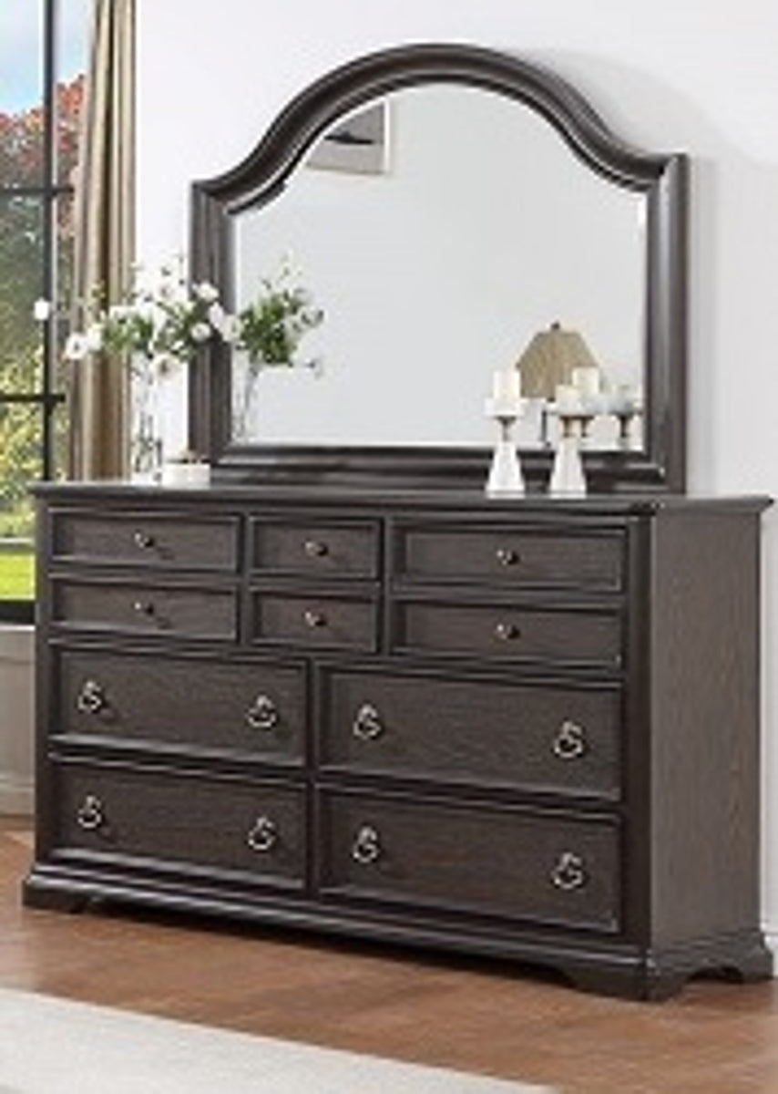 Crown Mark Furniture Duke Dresser in Dark Brown