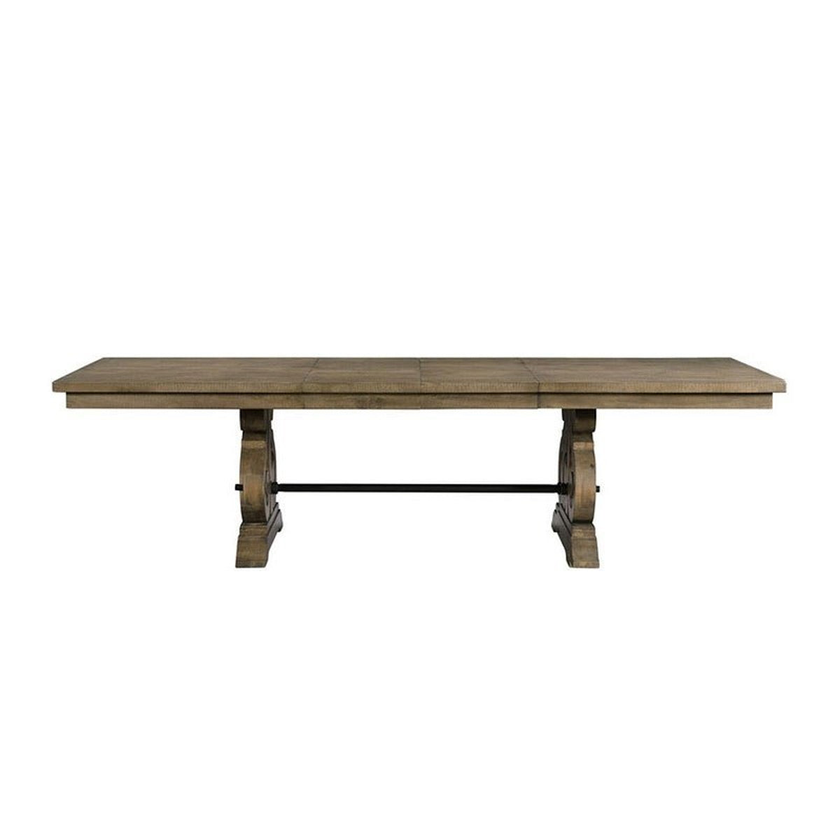 Elements International Stone Dining Table in Grey image
