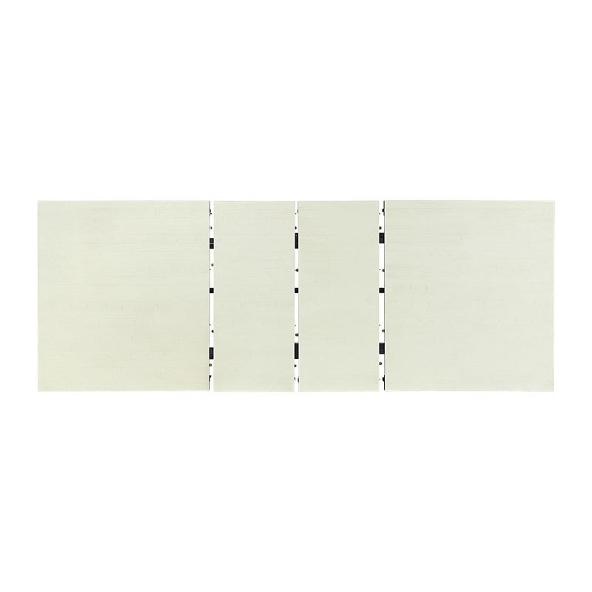 Elements International Stone Counter Height Dining Table in WhiteC