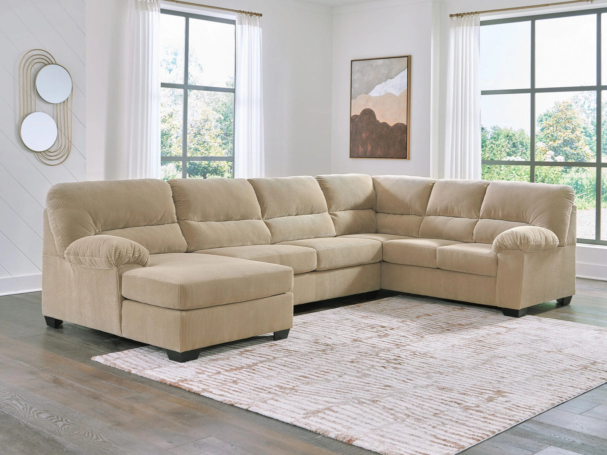 SimpleJoy 3-Piece Sectional w/ Chaise