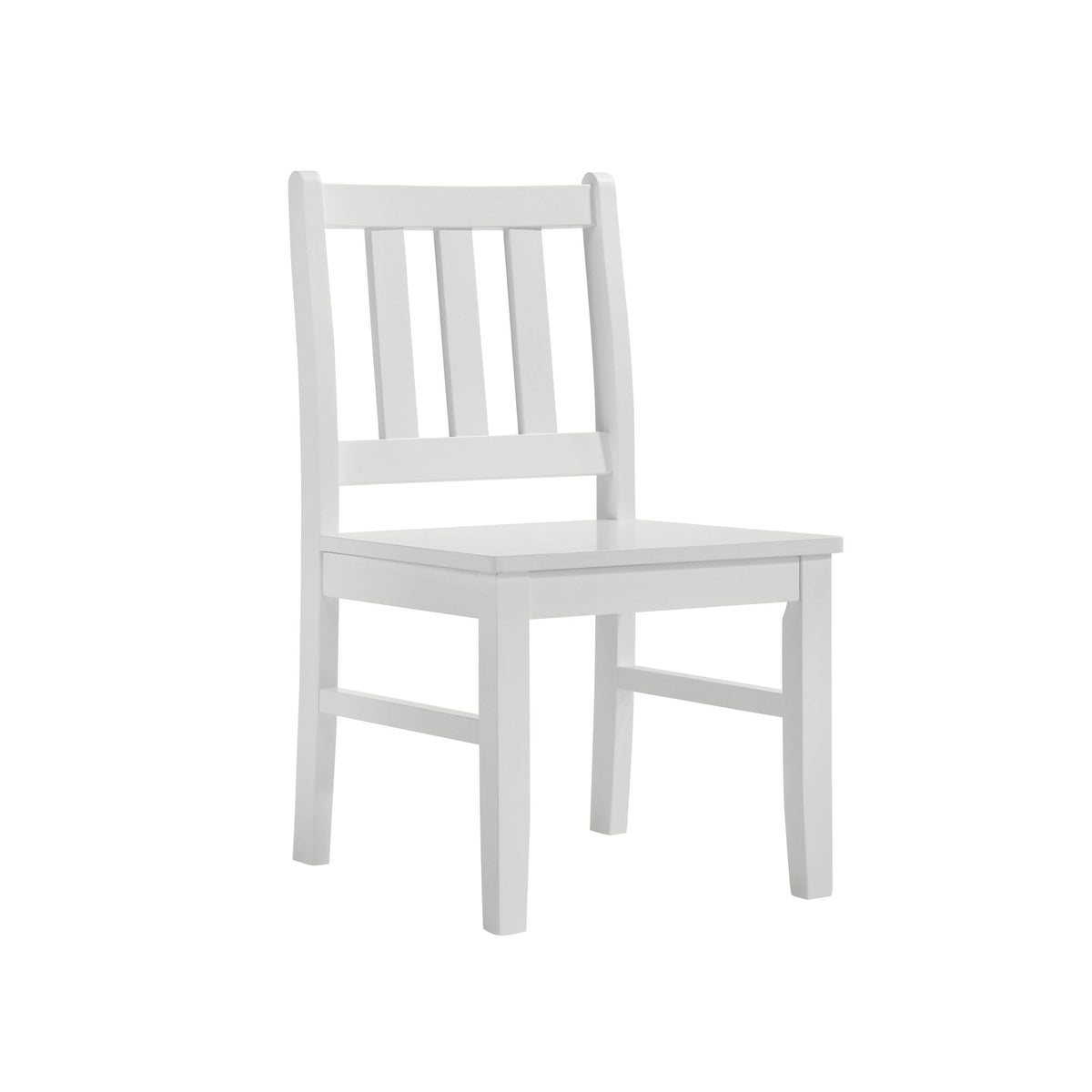 Travis Youth 5PC Dining Set with Table and 4 Chairs in White