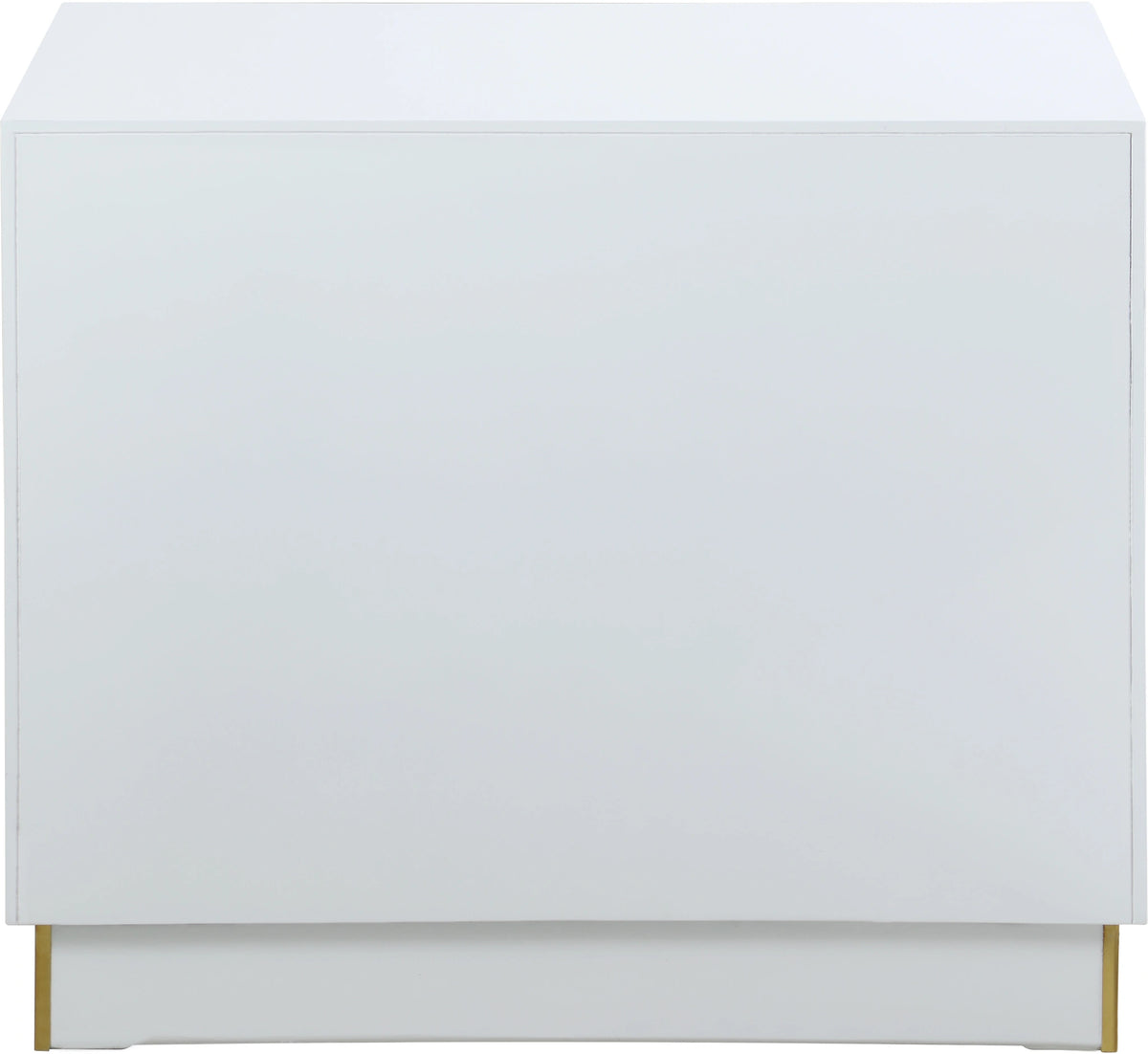Cosmopolitan White Lacquer Side Table