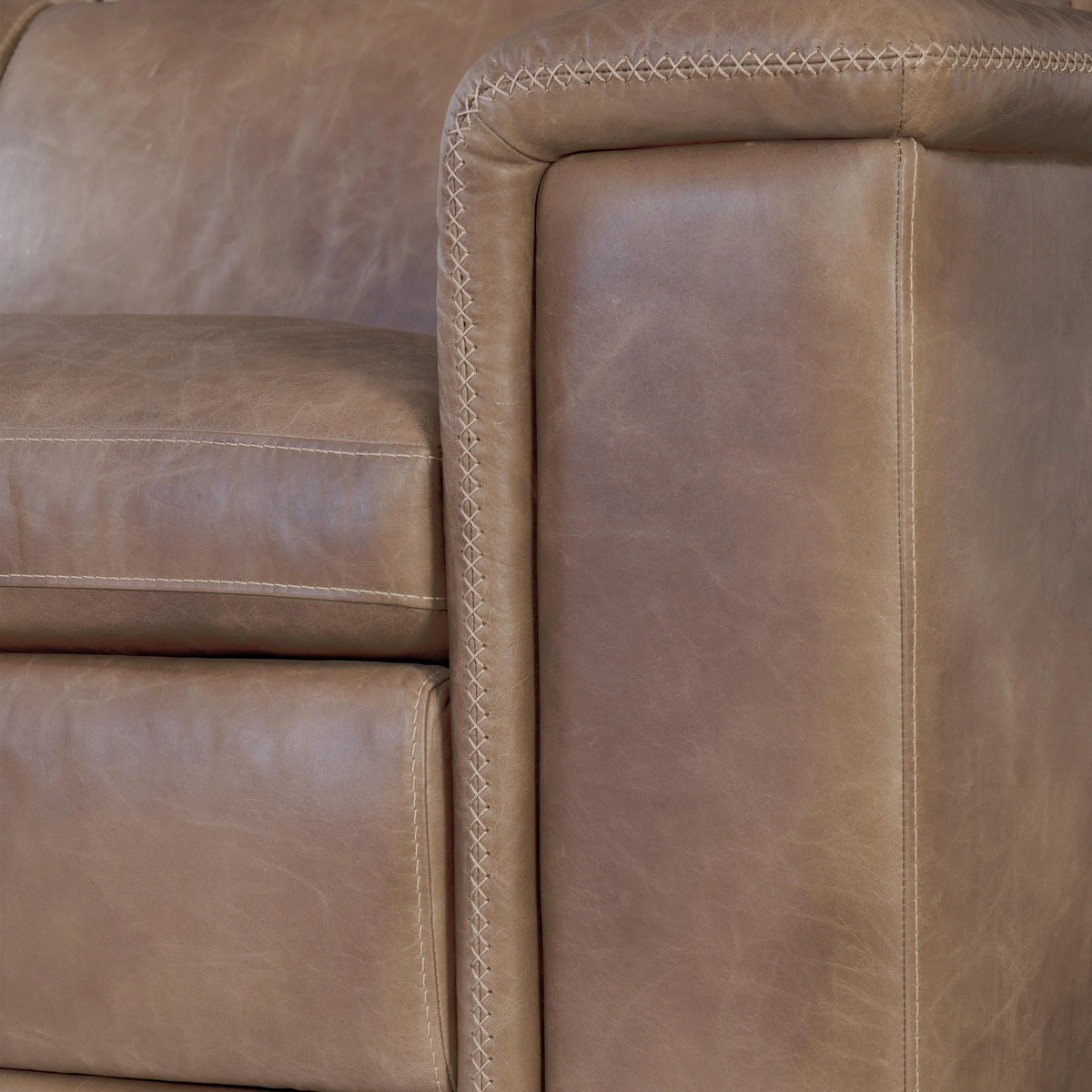Lioni Leather Power Motion Sectional