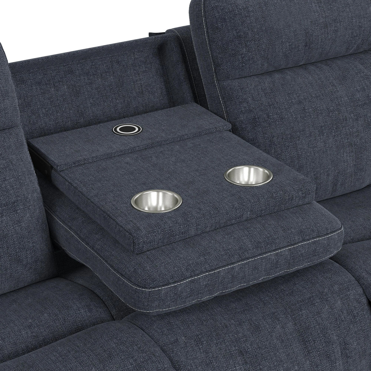 Striker Living Room Set in Bristol Cobalt
