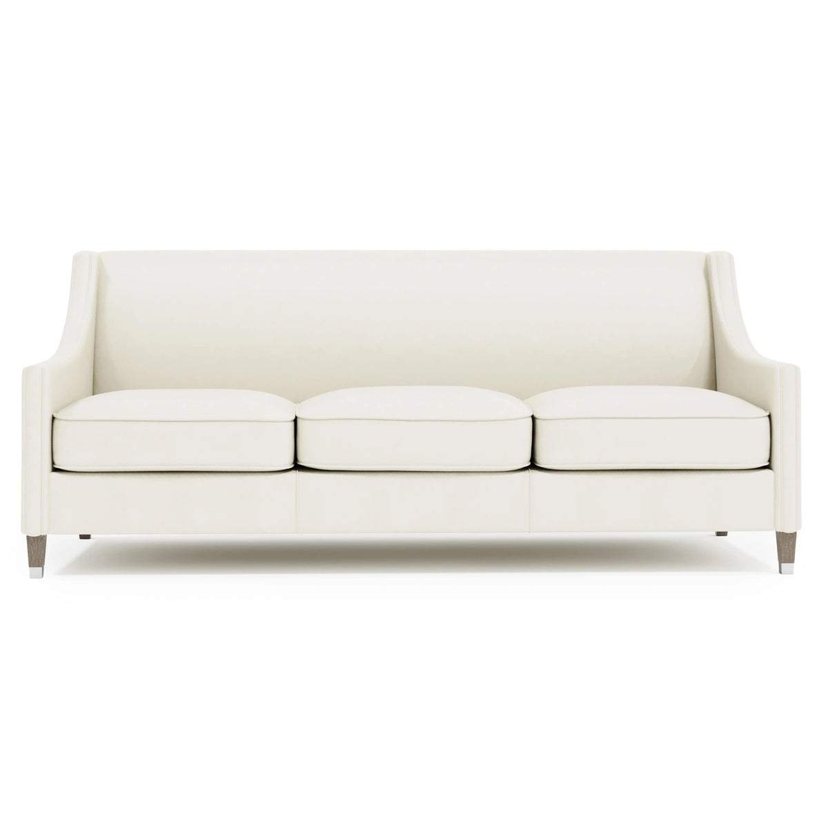Palisades Leather Sofa Without Pillows & Nails