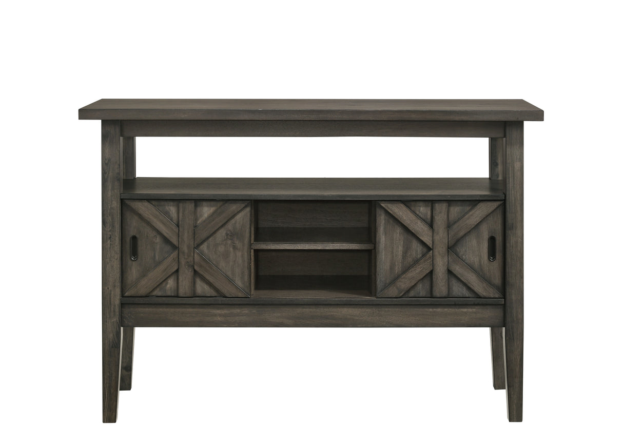 Gulliver Server-Rustic Brown