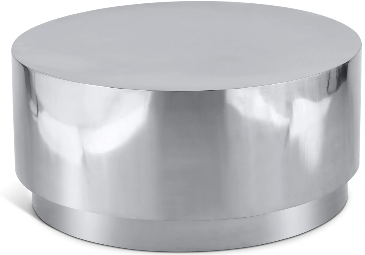 Jazzy Silver Coffee Table - galleria furniture outlet