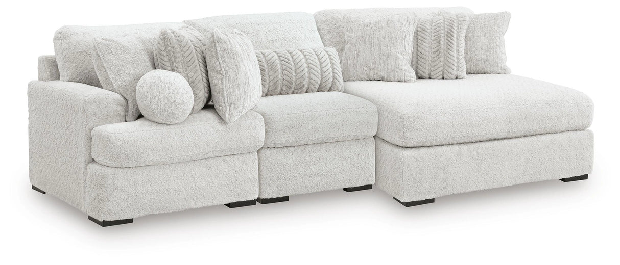 Cuddle Plush Sectional with Chaise