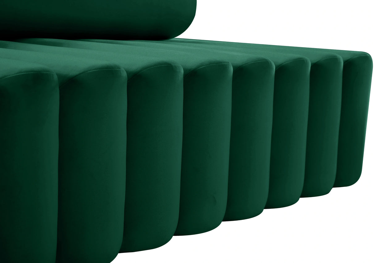 Melody Green Velvet Sofa
