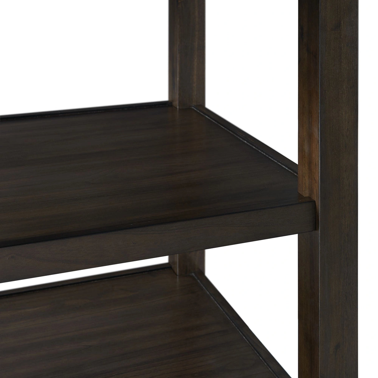 Amherst Counter Height 5PC Dining Set-Table and Four Faux Leather Side Chairs in Walnut