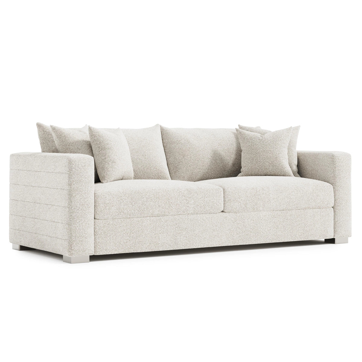 Helena Fabric Sofa Metal Foot