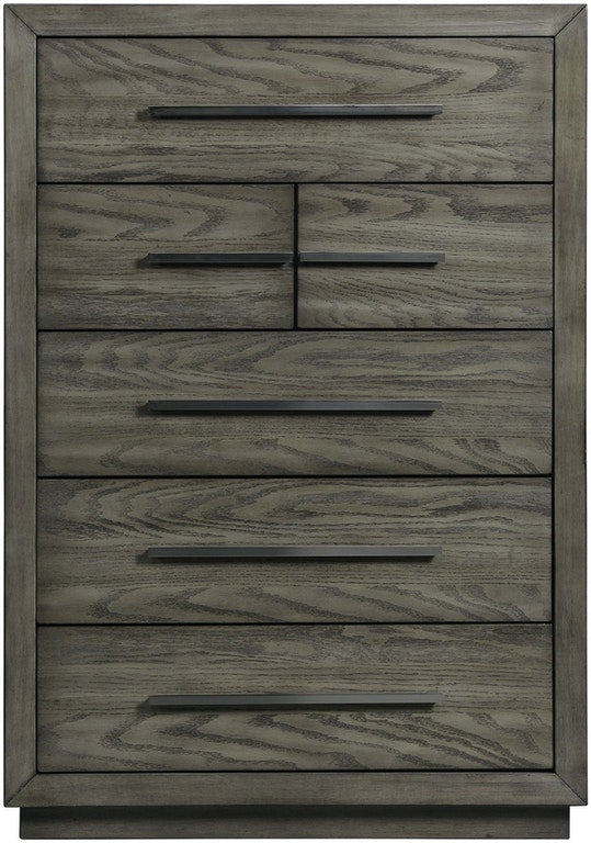 Elements International Elation 6 Drawer Chest in Gray image