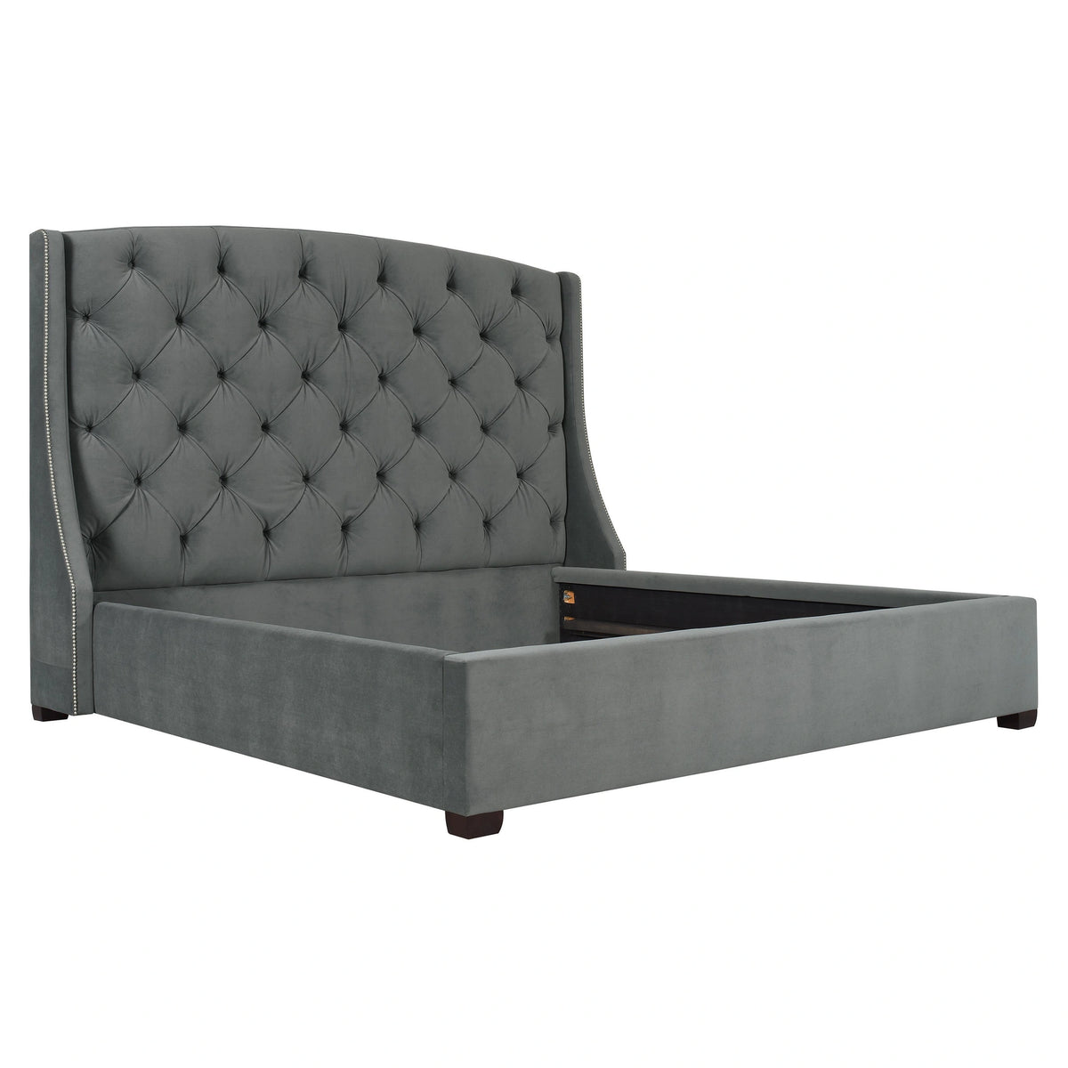 Jordan Fabric Shelter Bed Extended Queen (64" H)