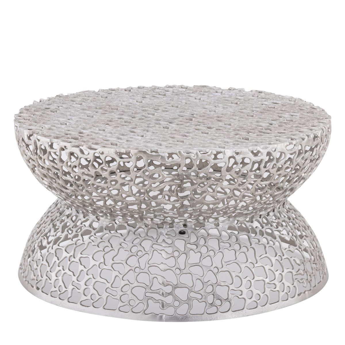 T3704-35 COFFEE TABLE SILVER