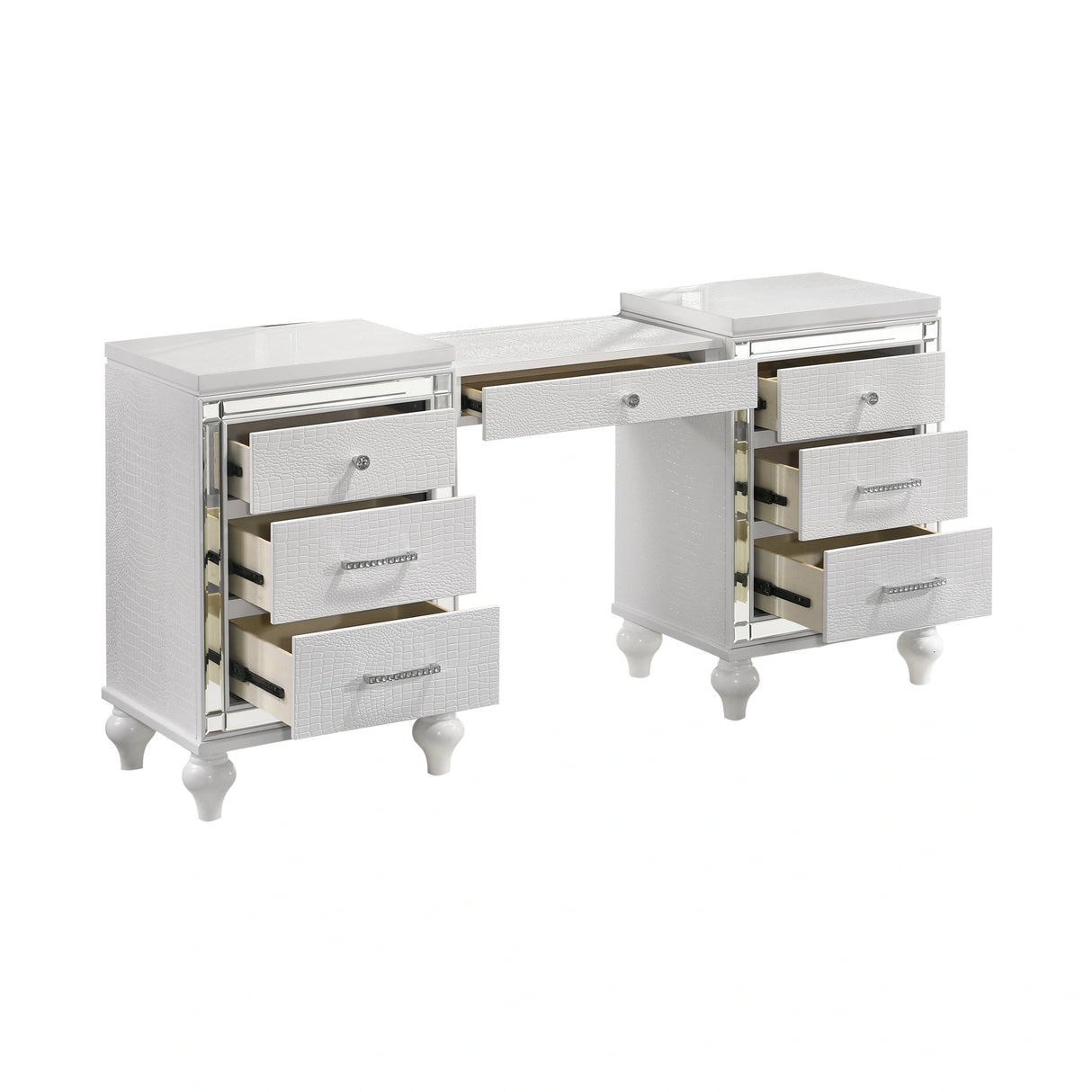 Valentino Dressing Table-White