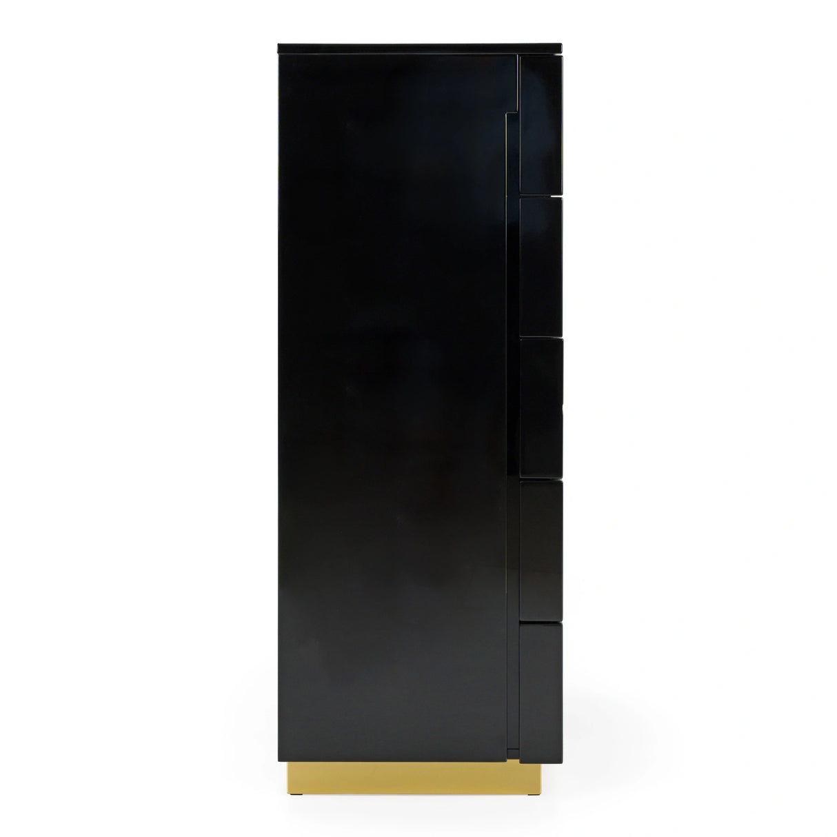 Aspen - Modern Black & Gold Wide Chest
