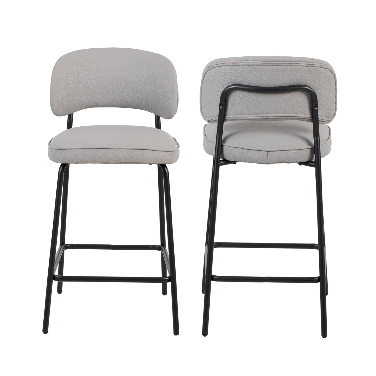 Blythe Ivory Vegan Leather Counter Chair (2 Per Carton)