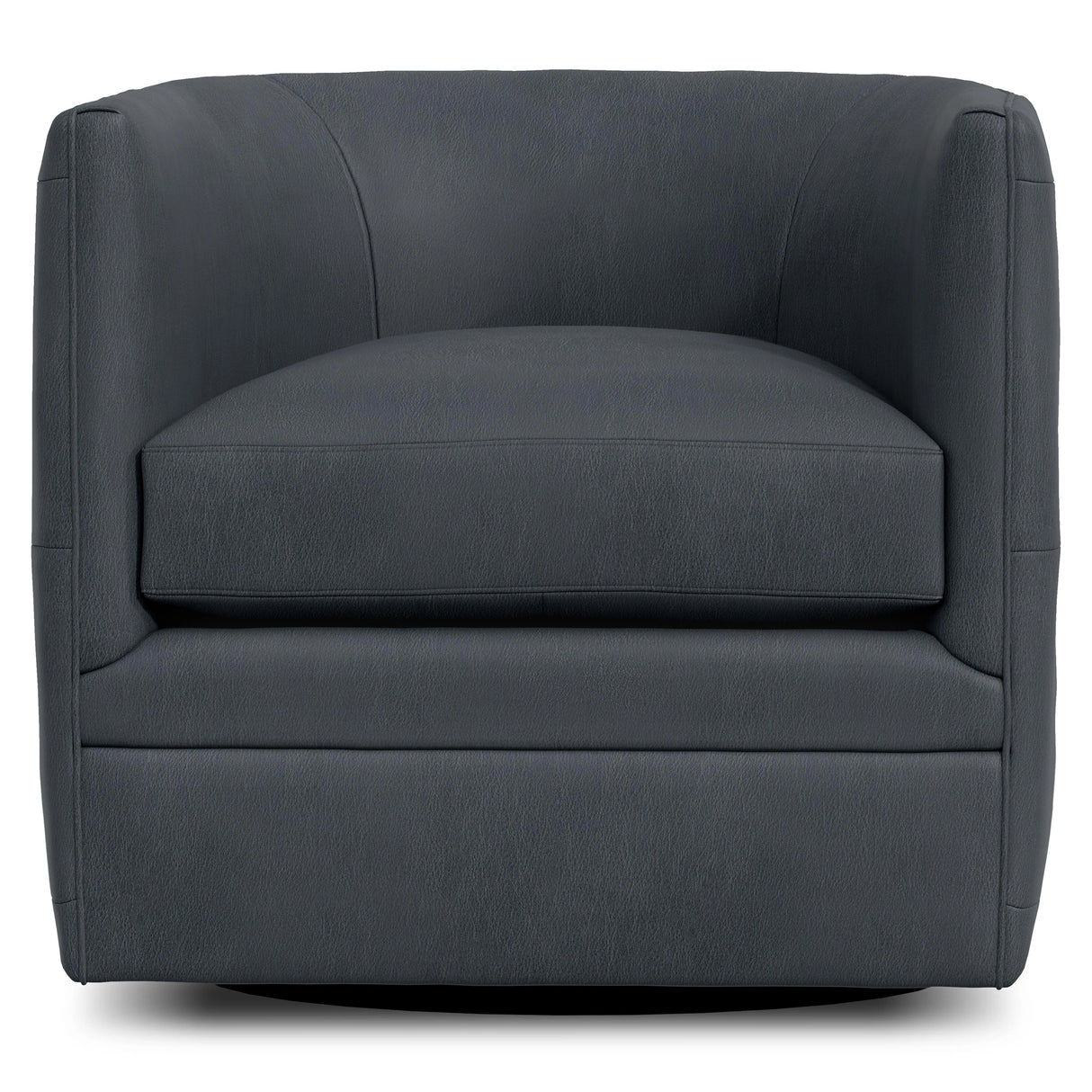 Palazzo Leather Swivel Chair Without Nails