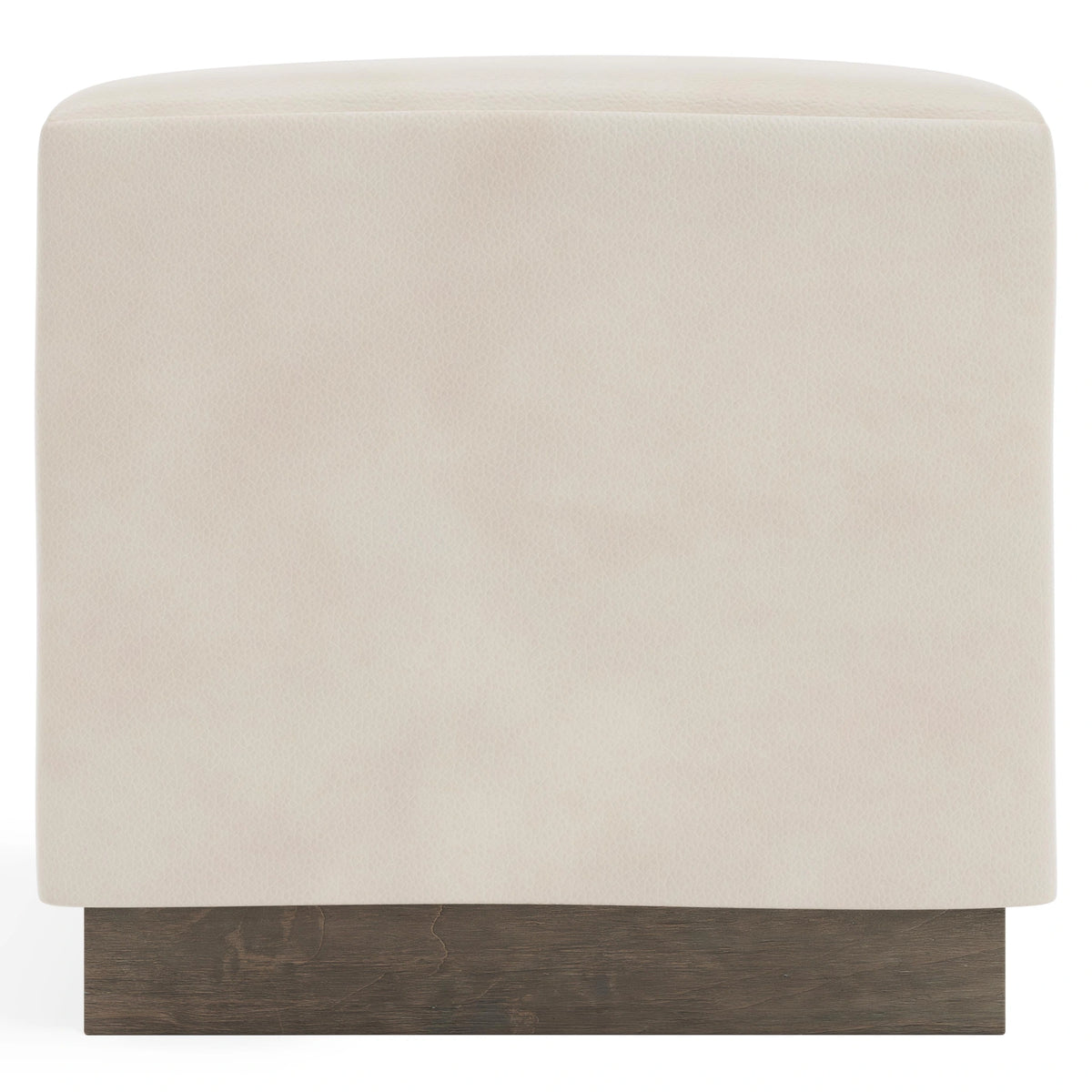 Merino Leather Ottoman
