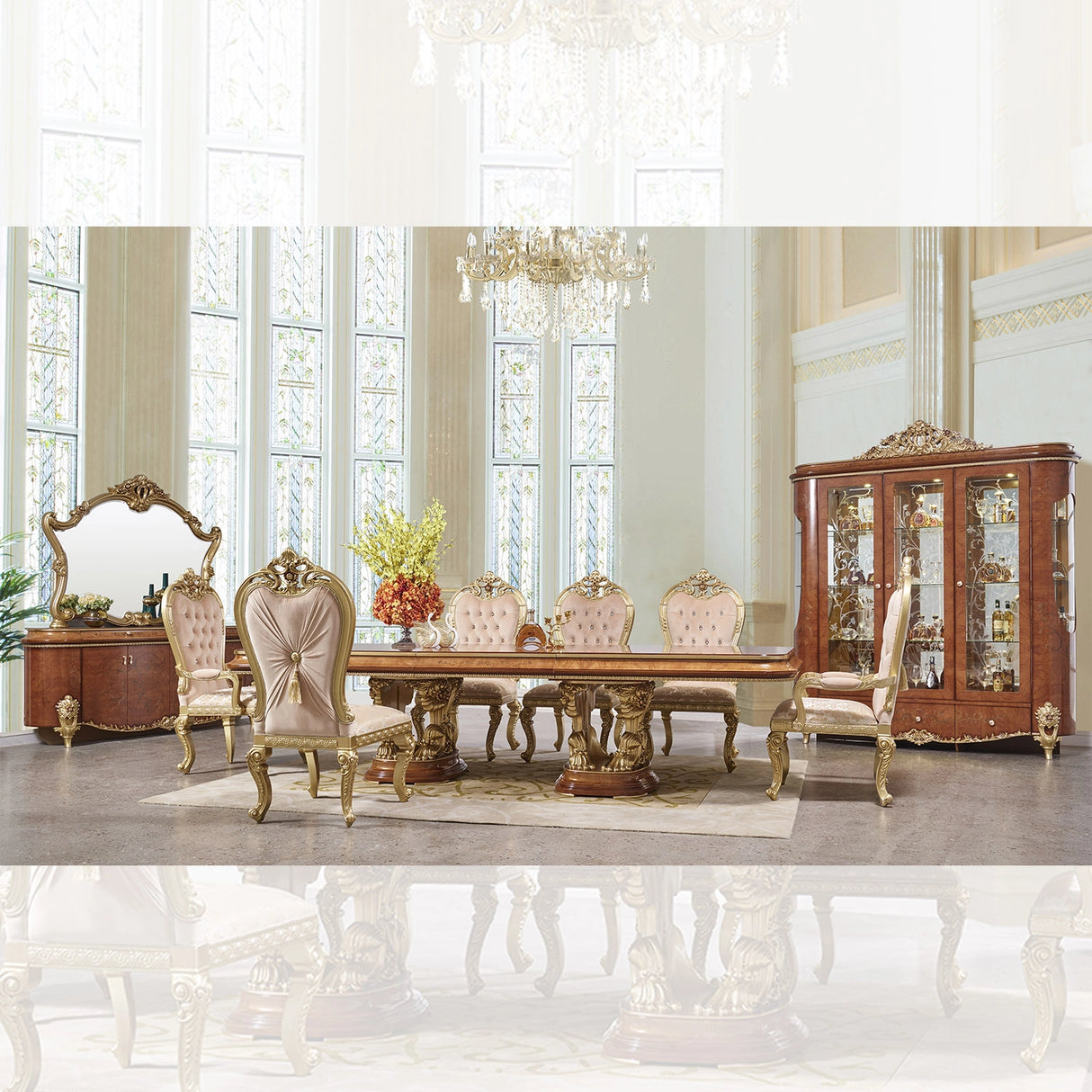 HD-9090 - 9PC DINING SET