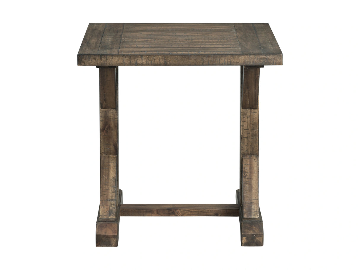 Finn Trestle Base End Table