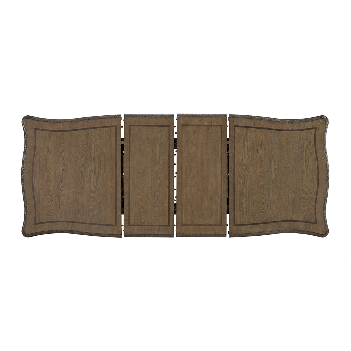 Madison Park Standard Height Dining Set in Walnut-Table and Four Chairs