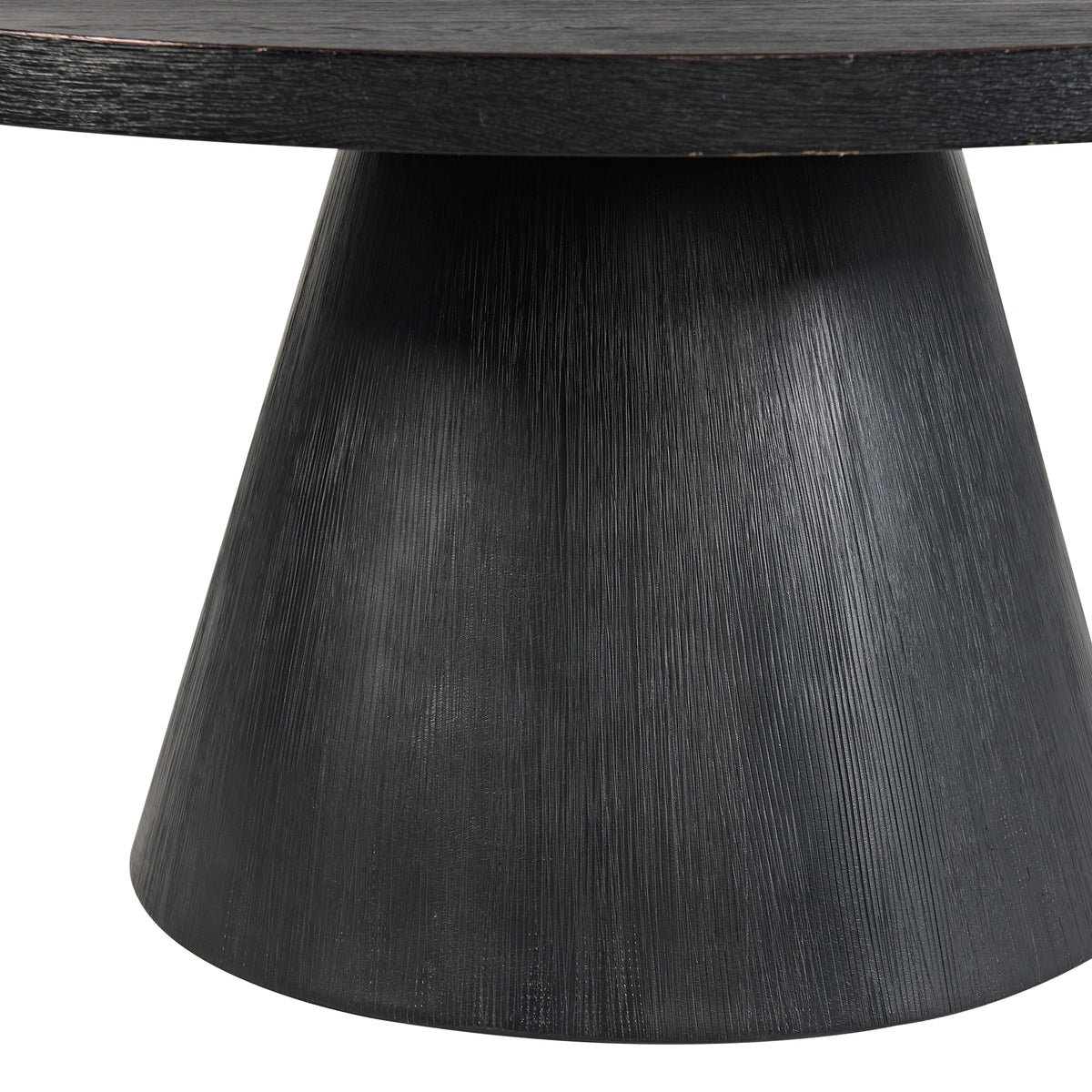 Portland Round Coffee Table in Black